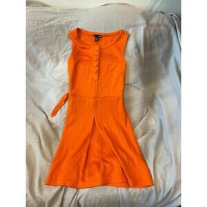 H&M Orange Knit Dress. Thin Knit